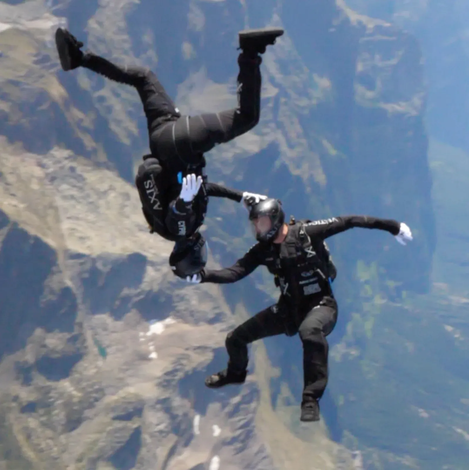 Vertical Formation Skydiving