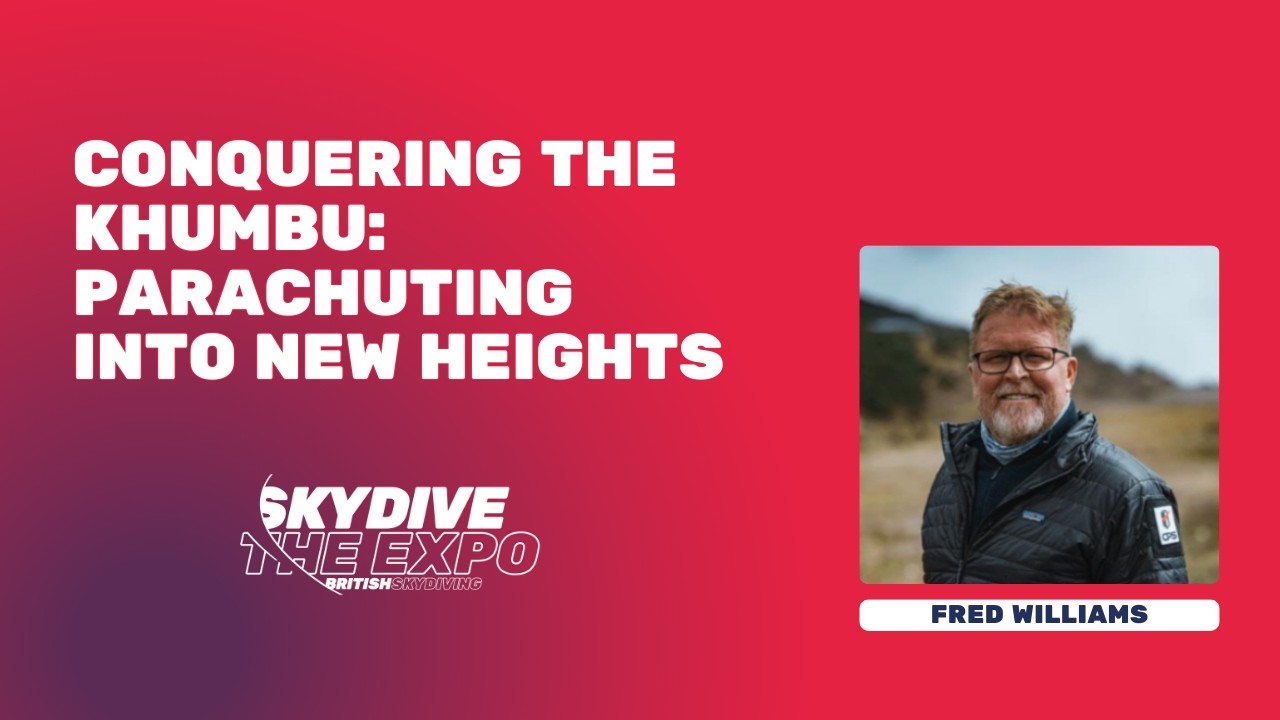 Fred William on parachuting in the Khumbu